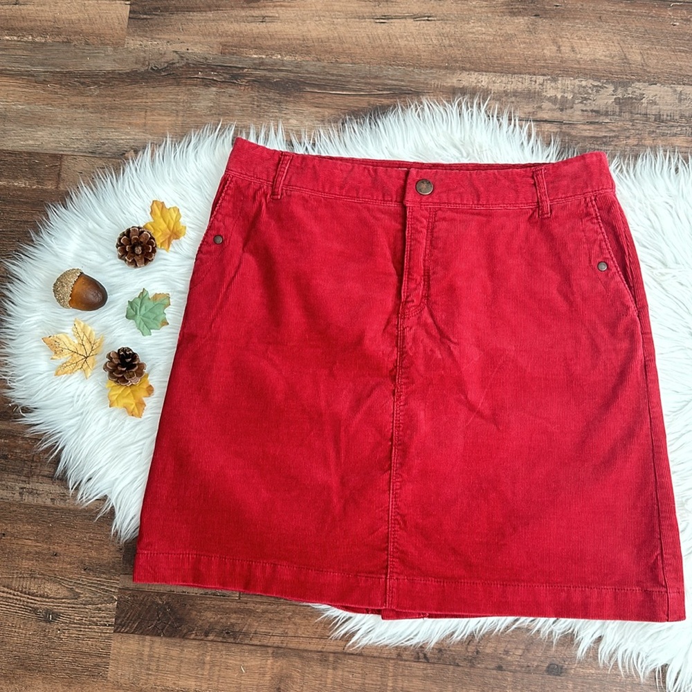 🍂 MERONA | Corduroy Skirt | Rust |Size 12